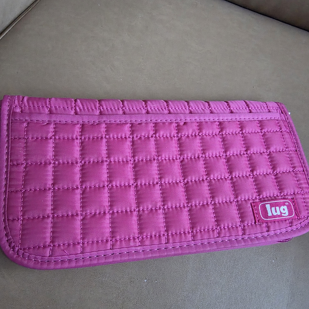 Lug Pink Quilted Wallet